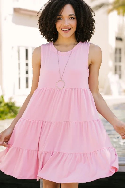 Clothes For Sale Live Your Life Rose Pink Babydoll Dress