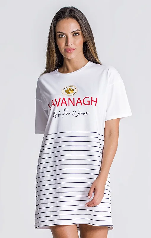 Clothing Sale White Nautical Winners Tee Dress