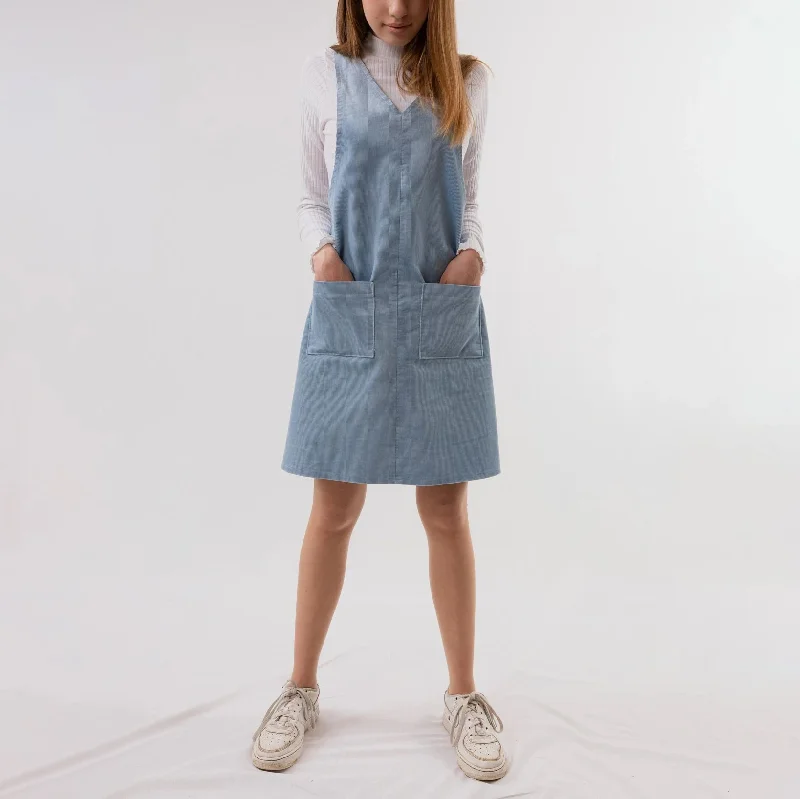 Women's Relaxed Outfit Fieldwork Patterns Katy Pinafore Dress