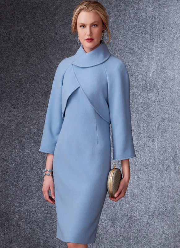 Women's Outerwear for All Weather Conditions Vogue Dress and Jacket V1736