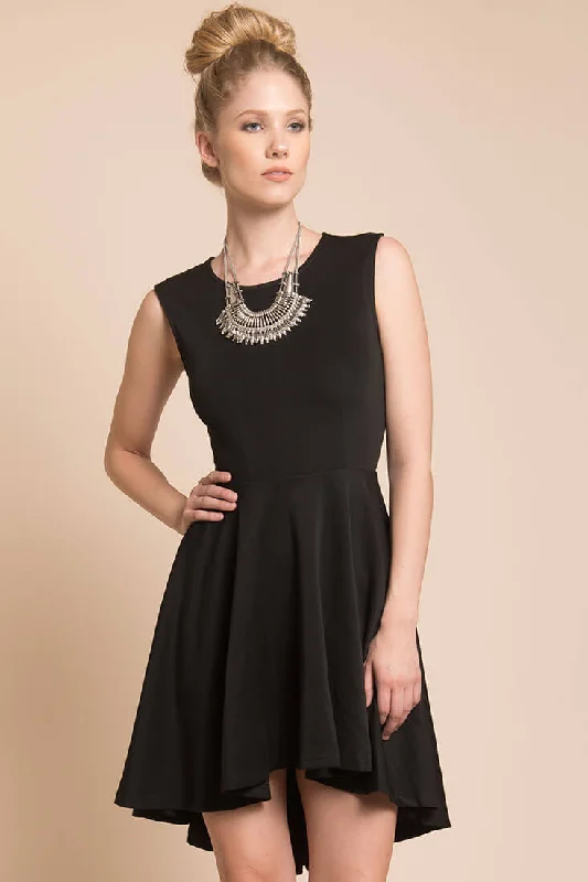 Business Casual Outfits Maya Closed Back Dress Black