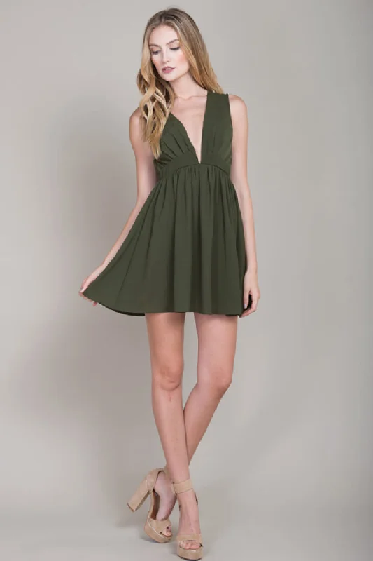 Latest Fashion for Women Laine Day Festival Dress Green