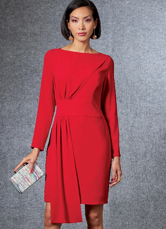 Women's Seasonal Garments Vogue Dress V1675