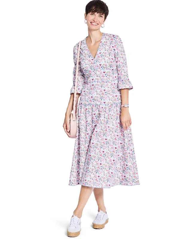 Boho Chic Fashion Burda Dress 5820