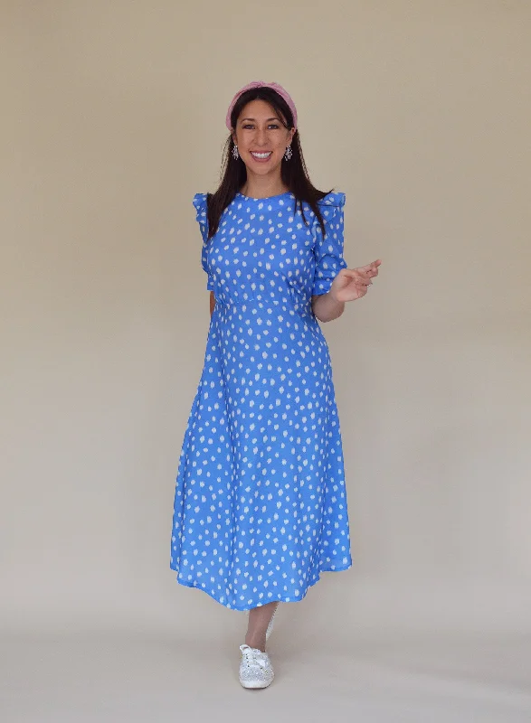 Women's Romantic Outfit Nina Lee Park Lane Dress and Blouse