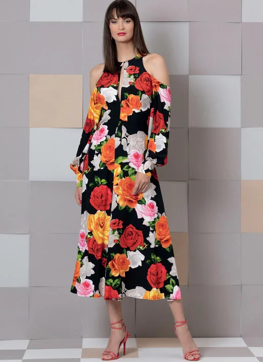 Chic Casual Style Vogue Dress V9296