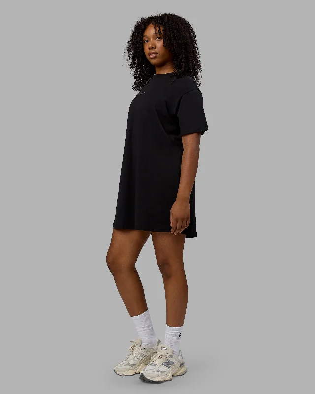Imeless Style Daily FLXCotton Oversized Dress - Black