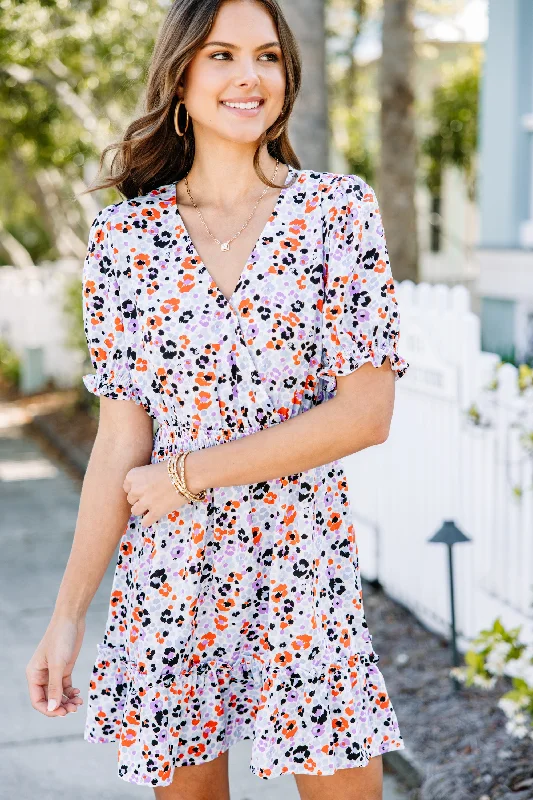 Trendy Casual Outfits Make You Happy Blue Leopard Dress