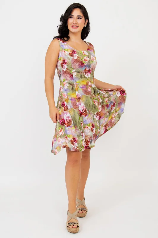 Cheap Women's Clothing Online Sara Dress, Norwich, Linen Bamboo