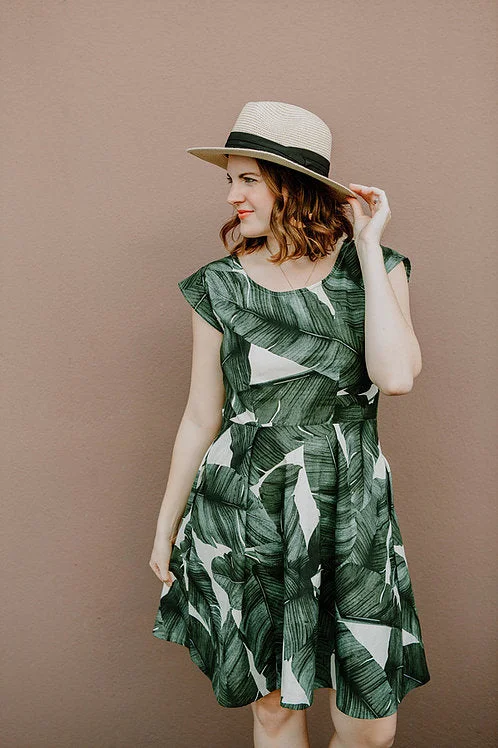 Women's Elegant Clothes Sew To Grow Sweet Summertime Dress & Peplum