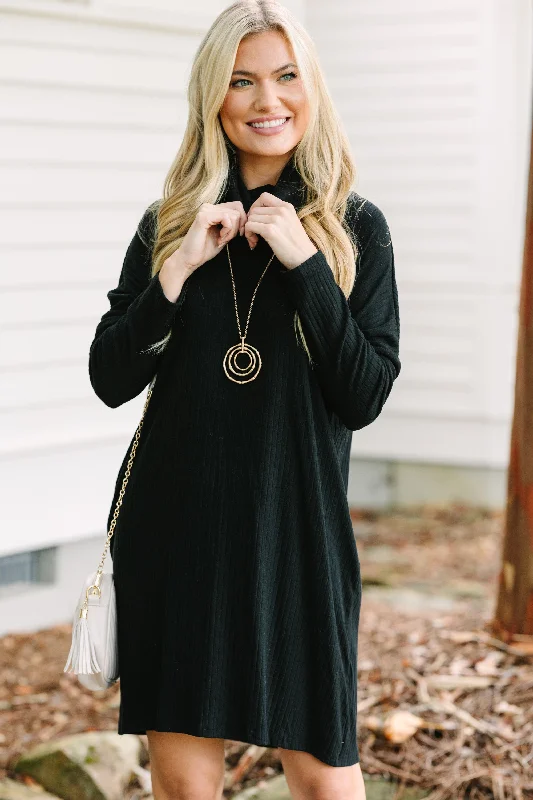 Affordable Fashion for Women Just Imagine It Black Sweater Dress