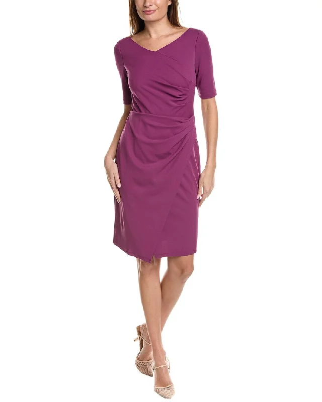 Online Boutique Stores Maggy London Pleated Sheath Dress
