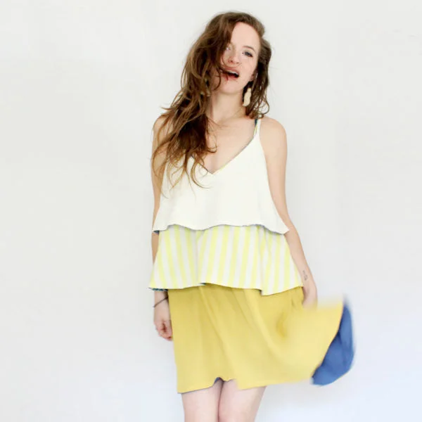 Fashionable Dresses for Women Amy Nicole Roksi Trio Crop Top, Tank & Dress