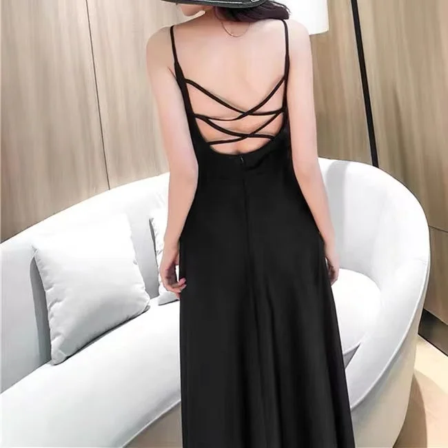 Women's Clothes Online Shopping Holiday dress, sexy dress, cross long backless dress, halter dress Women's Clothes Online Shopping Holiday dress, sexy dress, cross long backless dress, halter dress