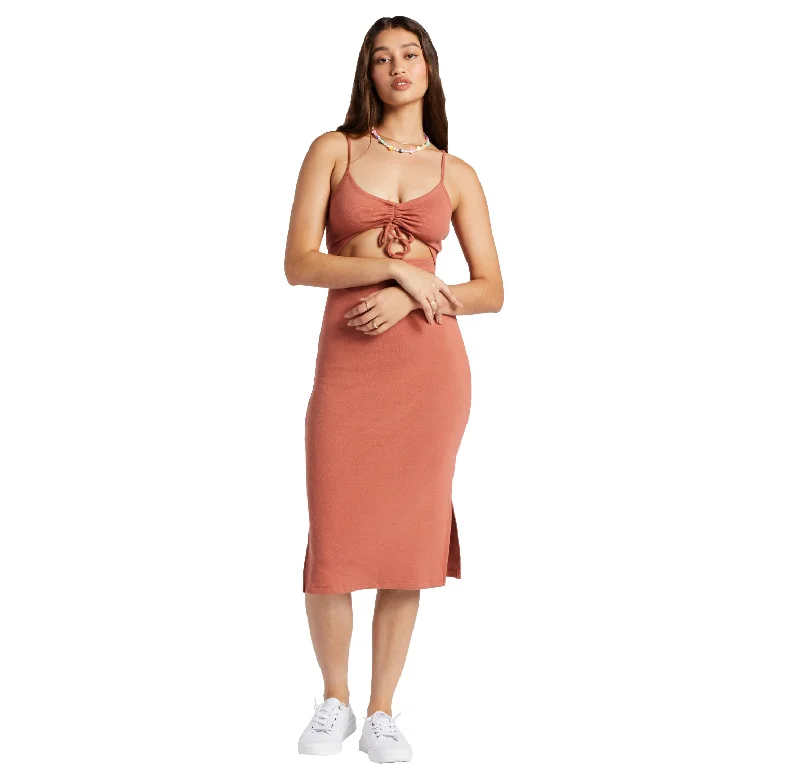 Women's Vacation Clothes Roxy Wavey Baby Rib Dress