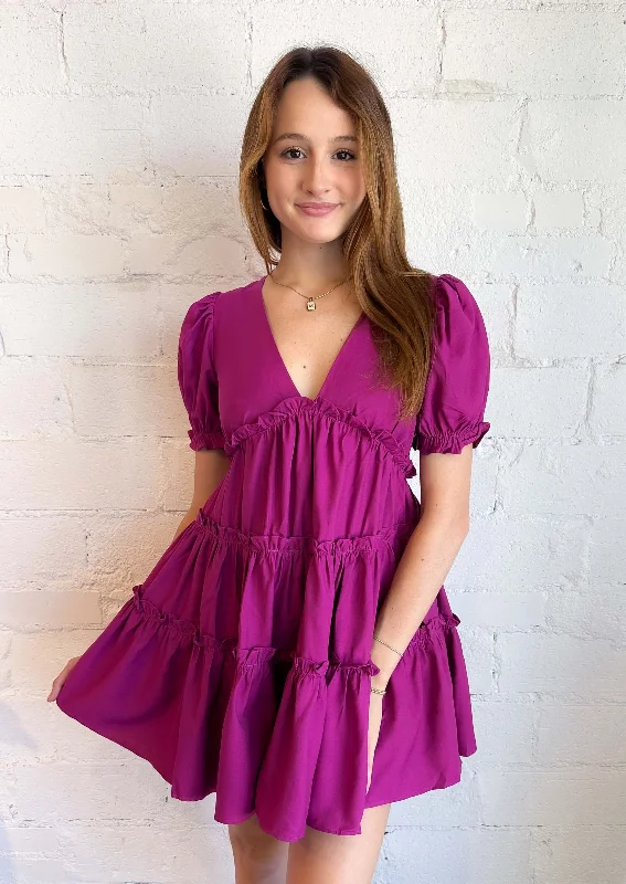 Women's Relaxed Outfit Kylie V-Neck Dress