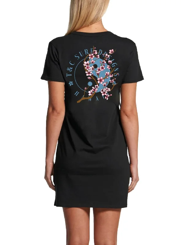 Women's Garments T&C Surf Cherry Bloom Tee Dress