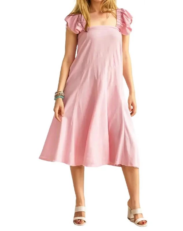 Women's Fashion Essentials Versi Dress In Pink