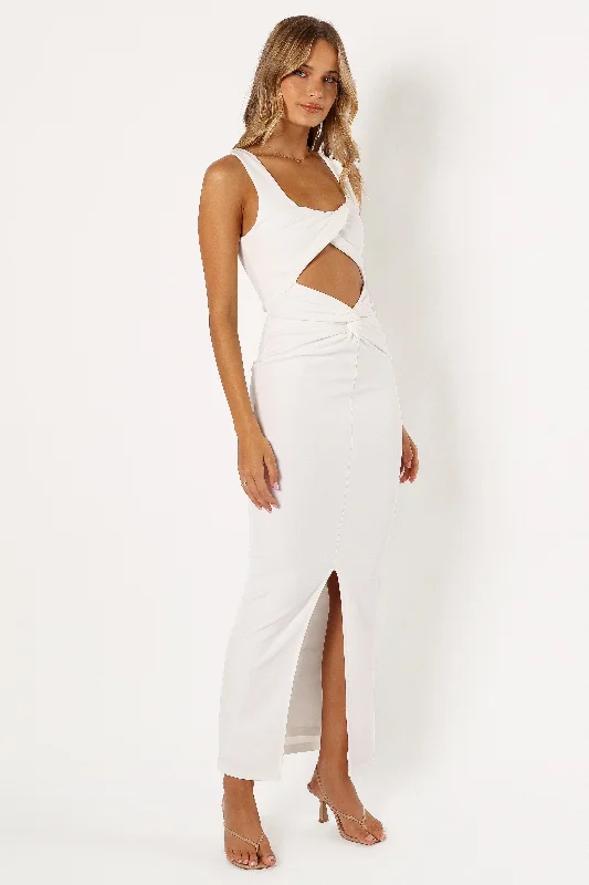 Women's Stylish Casual Garments Zariah Dress - White