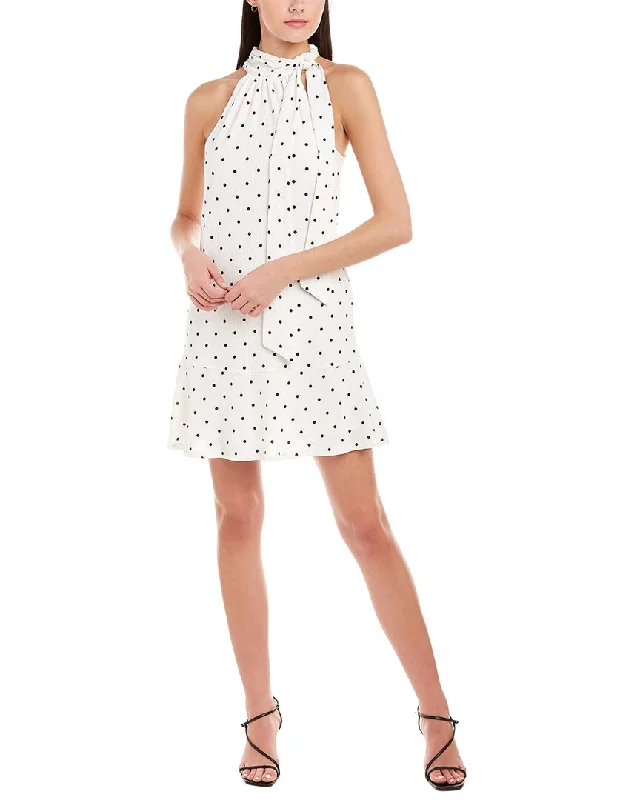 Stylish Outerwear Clothes For Women CeCe by Cynthia Steffe High Neck Polka Dot Dress
