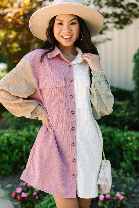 Women's Charming Outfit For Events Tell Me Everything Colorblock Dress