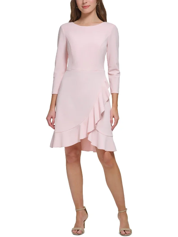 Versatile Women's Fashion Womens Work Wear Above Knee Fit & Flare Dress