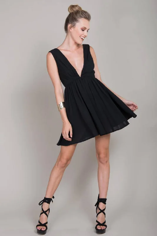 Flash Sale Clothing Laine Day Festival Dress Black