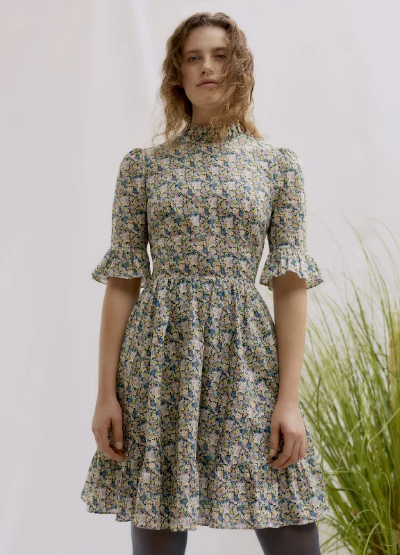 Women Clothes Liberty Sewing Patterns Alexa Frill Dress