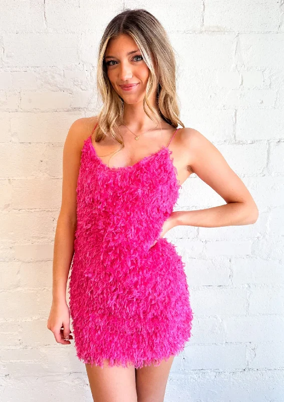 Chic Women's Clothing Flamingo Dress