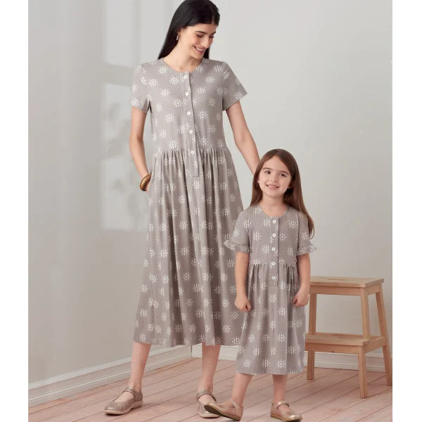 Chic Women's Garments Simplicity Women's/Child's Dresses S9277