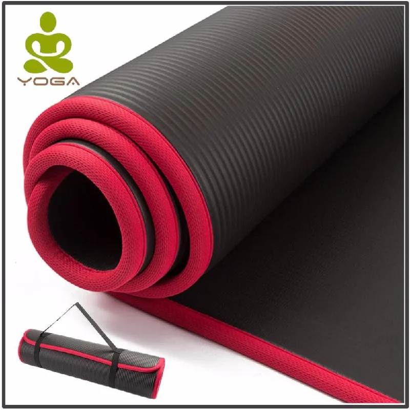 The Perfect Support For Every Pose At Special Prices 10MM Extra Thick 183cmX61cm High Quality NRB Non-slip Yoga Mats For Fitness Tasteless Pilates Gym Exercise Pads with Bandages The Perfect Support For Every Pose At Special Prices 10MM Extra Thick 183cmX61cm High Quality NRB Non-slip Yoga Mats For Fitness Tasteless Pilates Gym Exercise Pads with Bandages