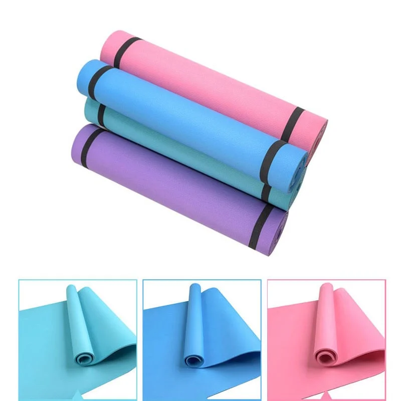 Your Go-To Yoga Essentials Now At Lower Prices 4MM PVC Yoga Mats Anti-slip Blanket PVC Gymnastic Sport Health Lose Weight Fitness Exercise Pad Women Sport Yoga Mat Your Go-To Yoga Essentials Now At Lower Prices 4MM PVC Yoga Mats Anti-slip Blanket PVC Gymnastic Sport Health Lose Weight Fitness Exercise Pad Women Sport Yoga Mat