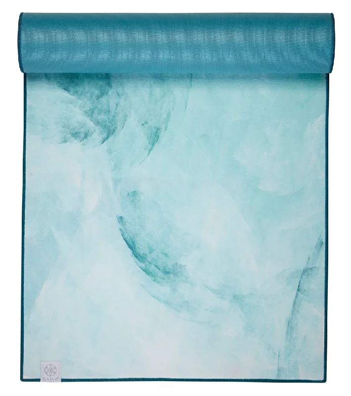 Your Yoga Routine, Upgraded For Less Gaiam 5Mm Toweled Hot Yoga Mat Seafoam