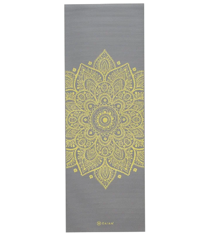 Gaiam Yoga Mat 68" 6mm Citron Sundial