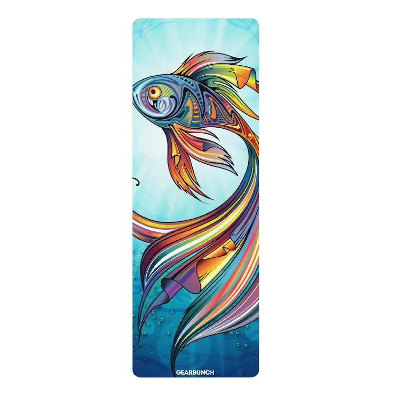 Strengthen Your Practice With Affordable Yoga Gear GearBunch Colorful Goldfish Yoga Mat Strengthen Your Practice With Affordable Yoga Gear GearBunch Colorful Goldfish Yoga Mat