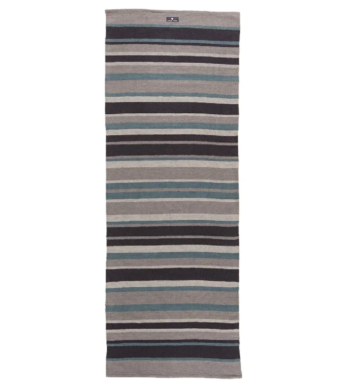 Limited-Time Yoga Gear Sale Hugger Mugger Cotton Yoga Rug 74" 3mm Stormy Sky