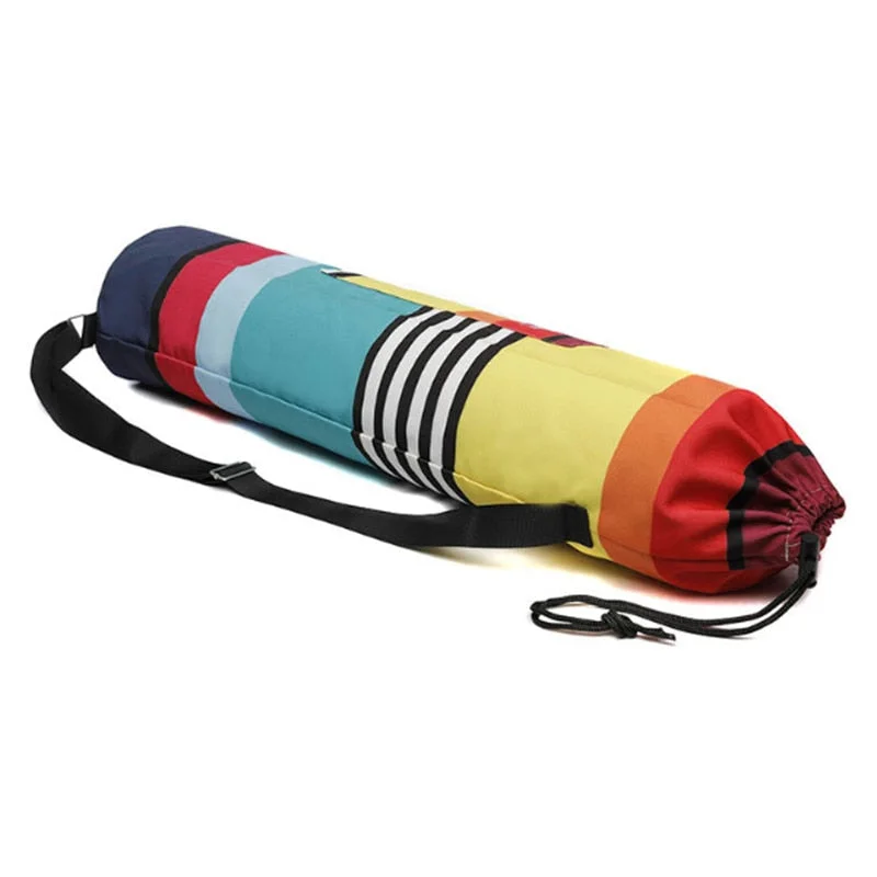 Transform Your Flow With Affordable Yoga Essentials SGODDE 16x75cm Yoga Bag Waterproof Canvas Outdoor Fitness Sports Handbag Multi-function Bag Sport Exercise Gym Fitness Yoga Mats