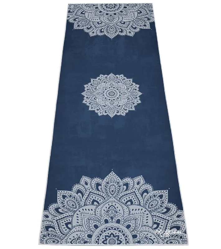 Yoga Design Lab Mandala Premium Yoga Mat Towel Sapphire