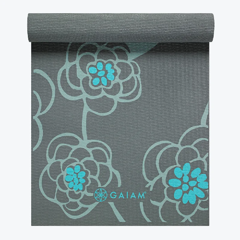Mindful Movement Starts With Mindful Savings Premium Icy Blossom Yoga Mat (5mm)