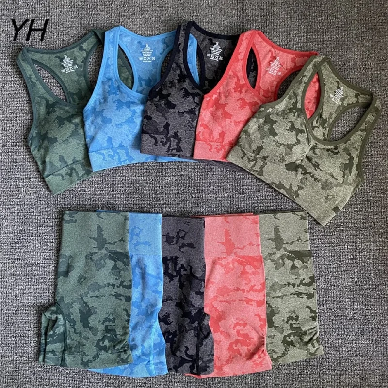 Trendy Yoga Outfits At Budget-Friendly Prices Women Camo Seamless Yoga Set For Women Workout Summer Clothes Sports Bra Fitness Shorts Leggings Gym Clothing Outfit Shorts Set Trendy Yoga Outfits At Budget-Friendly Prices Women Camo Seamless Yoga Set For Women Workout Summer Clothes Sports Bra Fitness Shorts Leggings Gym Clothing Outfit Shorts Set