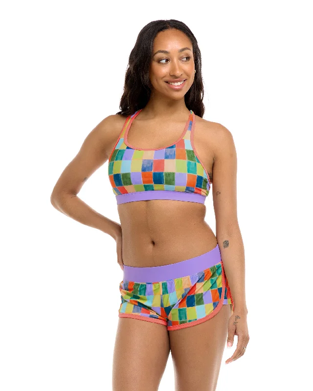 The Best Yoga Wear At The Best Prices Aloha Vibes Equalizer Sports Bra - Multi