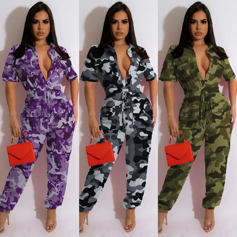 Don't Miss Out On Premium Yoga Wear Deals Alpha C Women Camouflage High Stretch V Neck Overall Jumpsuit Don't Miss Out On Premium Yoga Wear Deals Alpha C Women Camouflage High Stretch V Neck Overall Jumpsuit