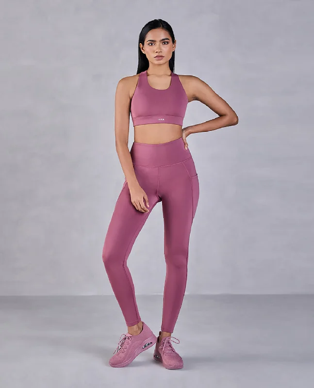 Find Your Perfect Fit With Discounted Yoga Outfits Crostini Bra & Leggings Set in Second SKN Fabric Find Your Perfect Fit With Discounted Yoga Outfits Crostini Bra & Leggings Set in Second SKN Fabric