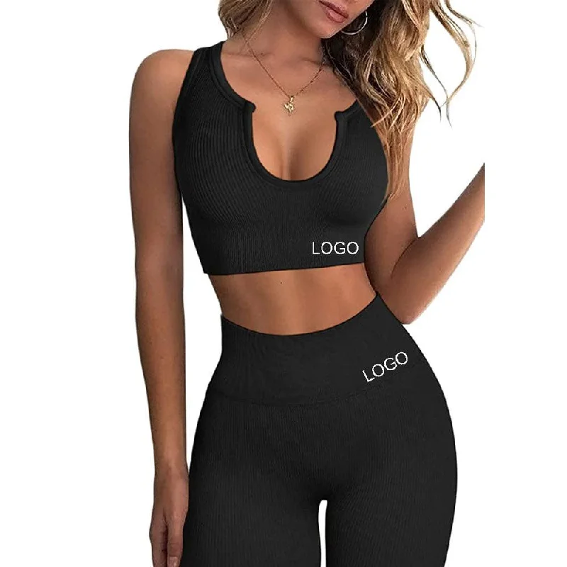 Find Your Perfect Fit With Discounted Yoga Outfits Women Ribbed Bra Crop Tank High Waist Yoga Leggings Sets Find Your Perfect Fit With Discounted Yoga Outfits Women Ribbed Bra Crop Tank High Waist Yoga Leggings Sets