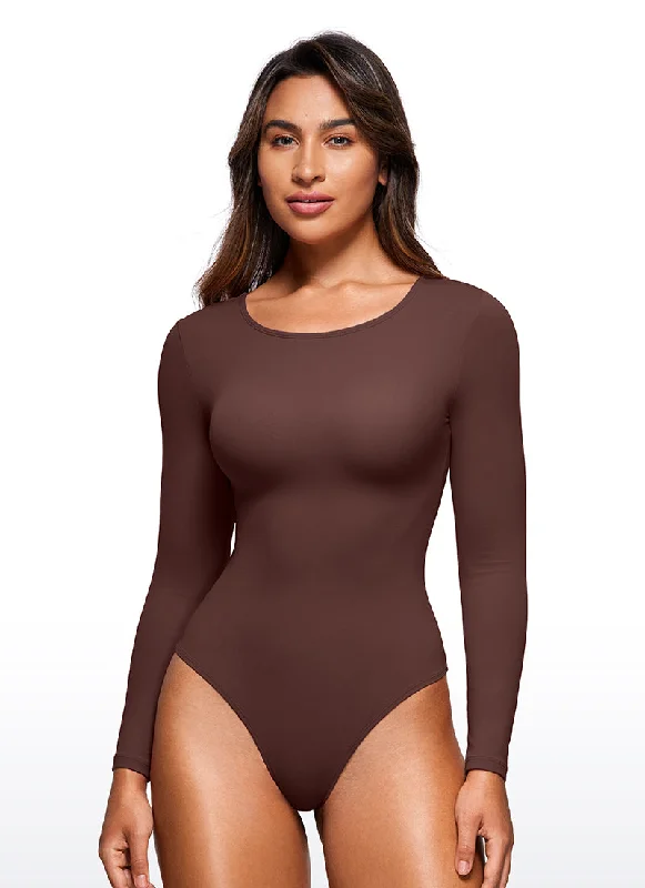 Lightweight, Breathable Yoga Wear At Special Prices Butterluxe Long Sleeve Crew Neck Bodysuits Lightweight, Breathable Yoga Wear At Special Prices Butterluxe Long Sleeve Crew Neck Bodysuits