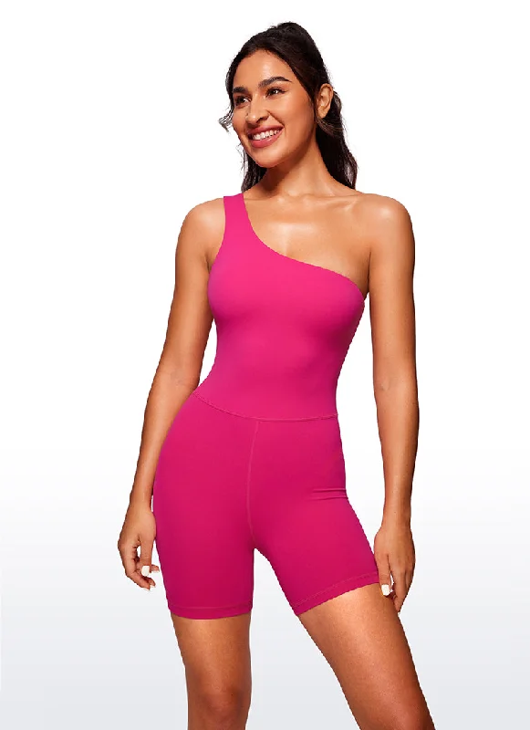 From Warm-Ups To Cooldowns, Shop And Save Butterluxe One Shoulder Rompers 5'' - Stretchy Bodysuit From Warm-Ups To Cooldowns, Shop And Save Butterluxe One Shoulder Rompers 5'' - Stretchy Bodysuit