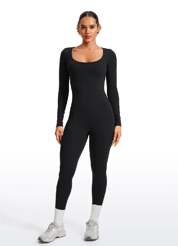 Limited-Time Savings On Yoga Leggings And Tops Butterluxe Scoop Neck Long Sleeve Jumpsuits 25" Limited-Time Savings On Yoga Leggings And Tops Butterluxe Scoop Neck Long Sleeve Jumpsuits 25"
