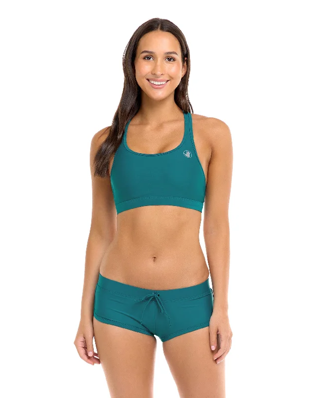 Your Go-To Yoga Outfits Now More Affordable Smoothies Equalizer Sports Bra - Kingfisher Your Go-To Yoga Outfits Now More Affordable Smoothies Equalizer Sports Bra - Kingfisher