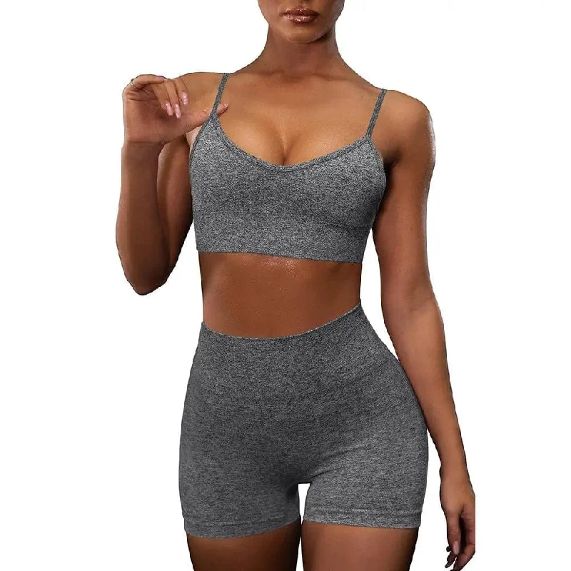 Ultimate Comfort And Style Now At Lower Prices Women High Waist Fitness Gym Wear Workout Suit Sport Bra And Shorts Yoga Set Ultimate Comfort And Style Now At Lower Prices Women High Waist Fitness Gym Wear Workout Suit Sport Bra And Shorts Yoga Set