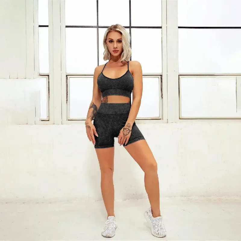 bra+shorts (black)